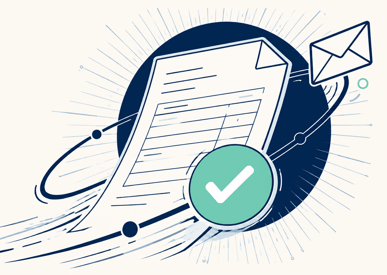Factura electrónica aprobada saliendo hacia el correo del cliente